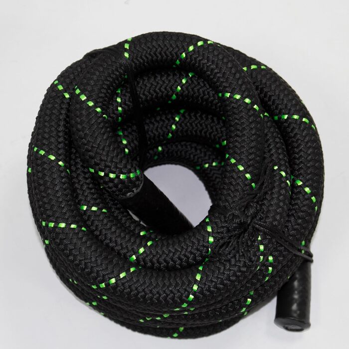 Мотузка POWRX Battle Rope Premium Ø38 мм, різні довжини, з тренуванням