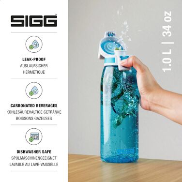 Пляшка SIGG Tritan газована, для посудомийки, без бісфенолу А