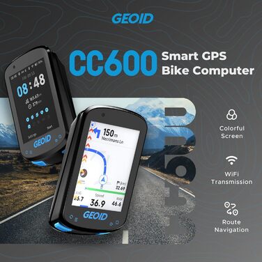 Велокомп'ютер Geoid CC600, кольоровий дисплей 2,4