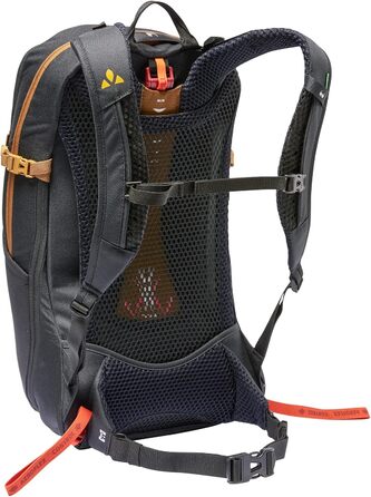 Туристичний рюкзак VAUDE Wizard 18+4, водовідштовхувальний, унісекс, зручна система перенесення, органайзер, чорний/умбра