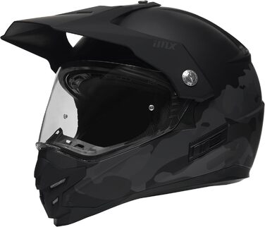 Мотошолом IMX RACING MXT-01 для бездоріжжя, 2 розміри оболонки, 3 розміри EPS, скло з UV-фільтром і сонцезахистом, знімна підкладка