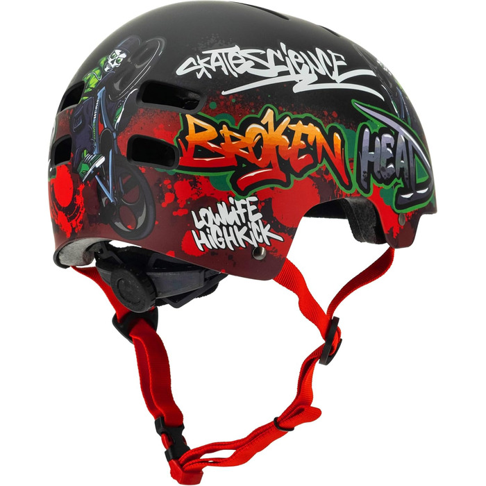 Шолом Broken Head для скейтборду, велосипеда, MTB, BMX, регульований розмір