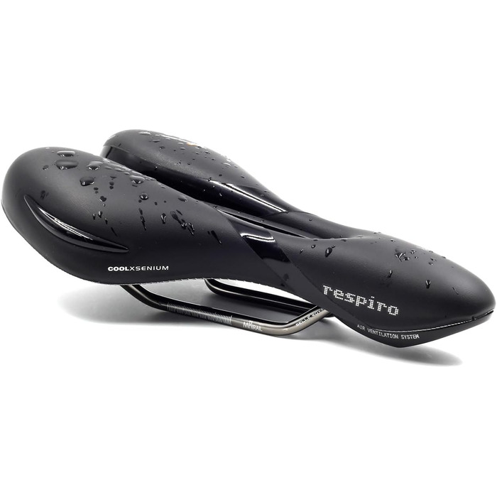 Сідло спортивне Selle Royal Respiro чорне 25,6х22,7 см