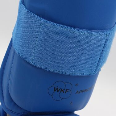 Захист гомілки та стопи Adidas WKF для карате, знімна устілка, XL, синій