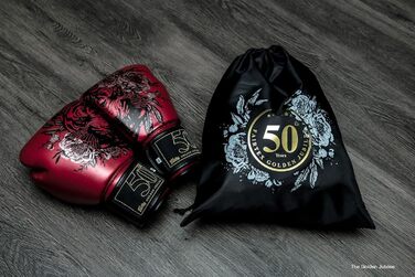 Боксерські рукавички Fairtex Golden Jubilee Premium Муай Тай - обмежена серія 14 унцій