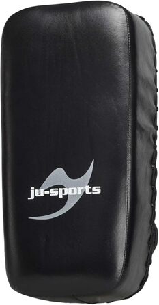 Лапа для ударів Ju-Sports з натуральної шкіри, 41x21x12,5 см, для кікбоксингу, Муай Тай, тренувальна, з 2 липучками