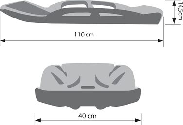 Дитячі санки Prime Garden TRENO з мотузкою (зелений)