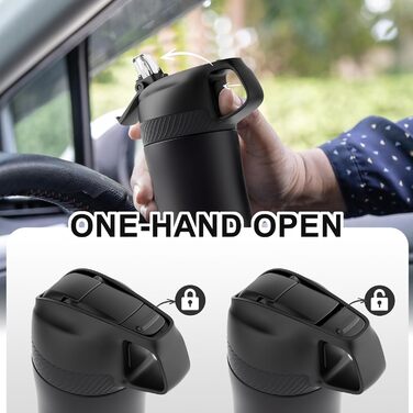 Термобутилка Fjbottle з трубочкою та кришкою, 550/710 мл, нержавіюча сталь, BPA-free, для спорту, подорожей, чоловіків і жінок, герметична