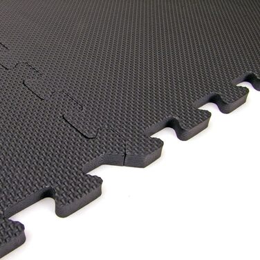 Пазлові EVA мати 66fit для дорослих, 4 шт., 60x60 см, 13 мм, чорні