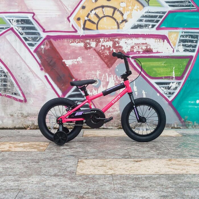 Велосипед Cubsala BMX, 30-40 см, з тренувальними колесами, різнокольоровий