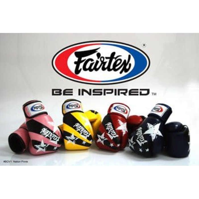 Рукавички Fairtex 'Nation', 473 г, червоні