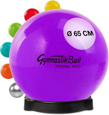 М'яч PEZZI Original Pezzi 65см Фіолетовий w. Ball Bowl Стандарт