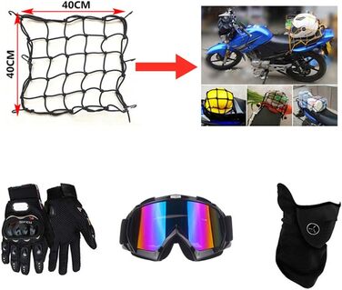 Мотокросовий шолом MRDEAR з окулярами, рукавичками та маскою, повнолицевий MTB/BMX шолом для мотоциклів, квадроциклів, ендуро, даунхілу, дихаючий