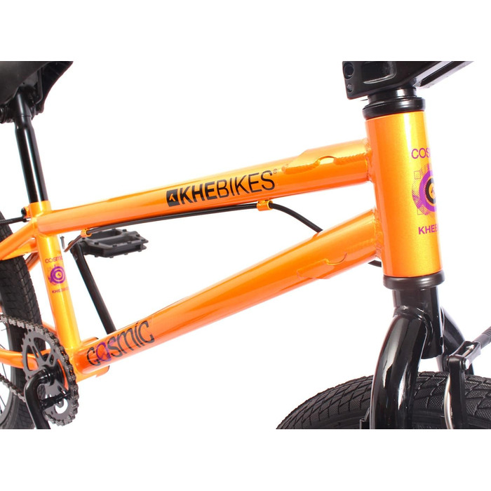 Дитячий велосипед KHE BMX Cosmic ORANGE червоний 20 дюймів з ротором Affix всього 11,1 кг