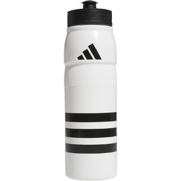 adidas спортивна пляшка 750 мл, пластикова, багаторазова, біло-чорна, універсальний розмір