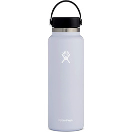 Термобутилка Hydro Flask 1134 мл, нержавіюча сталь, вакуумна ізоляція, широка горловина, герметична кришка, колір Nebel