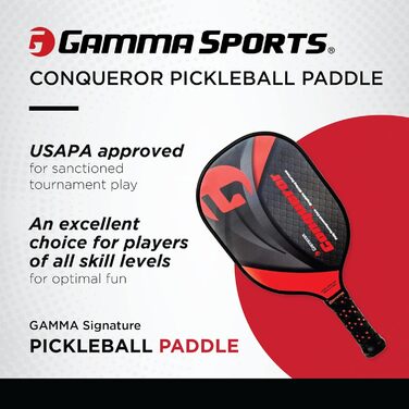 Gamma Conqueror Pb Value Pickleball Paddle