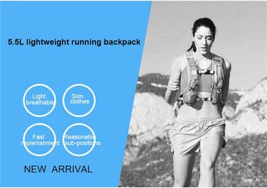 Зволожувальний пакет Hydration Pack ультралегкий (рожевий), 5.5L