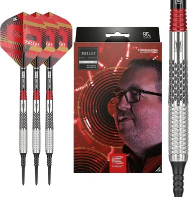 Набір дротиків Stephen Bunting G5 95% вольфрам, м'який наконечник (18 г)