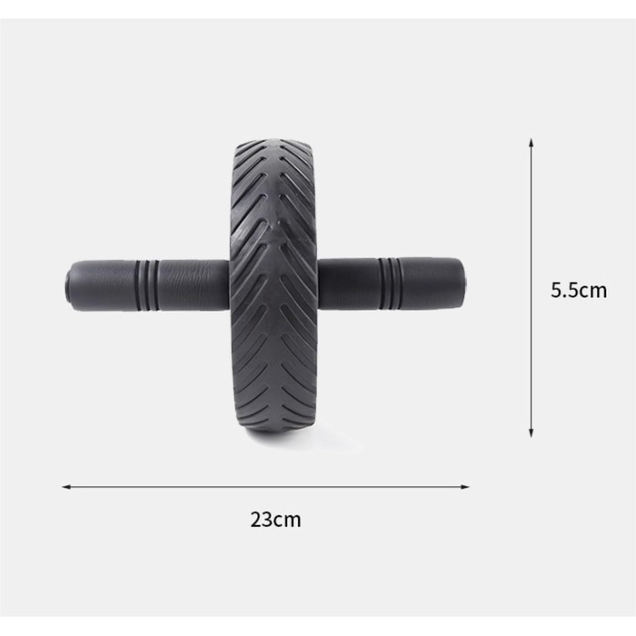 Тренажер для живота OUYUE нековзне безшумне колесо 23 см