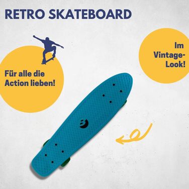 Скейтборд спортивний PP для дітей I Penny Board I Cruiser ABEC 5 синій