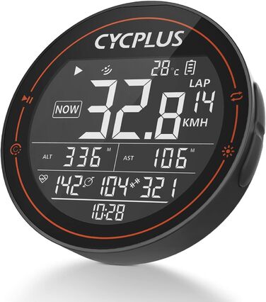 Велокомп'ютер CYCPLUS GPS бездротовий IPX6 ANT Bluetooth 5.0 Strava сумісний