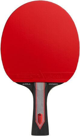 JOOLA Настільний тенісний ракетка RED Carbon PRO з карбоновим шаром, мікроновими накладками та магнітною коробкою, професійна