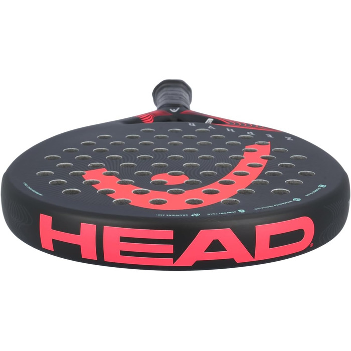 Ракетка HEAD Zephyr Padel One size Чорна/Рожева