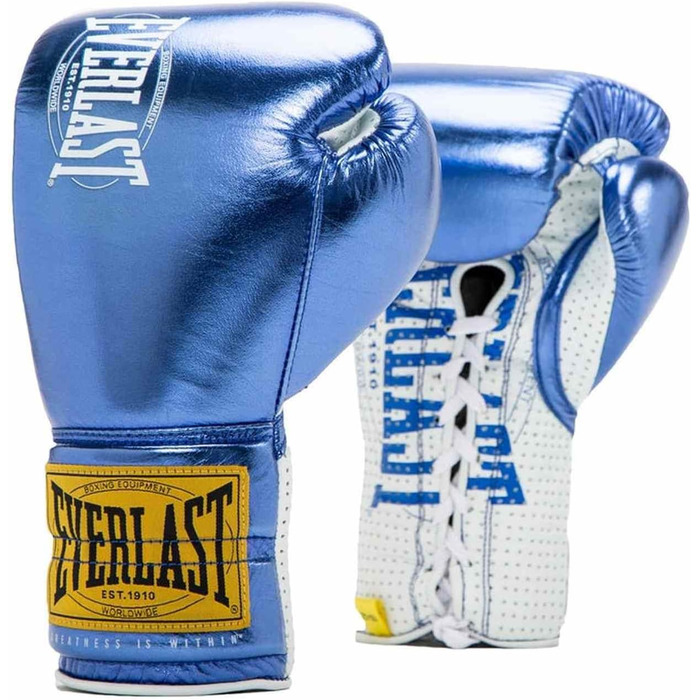 Боксерські рукавички Everlast 1910 Pro Fight сині (8 унцій, унісекс)