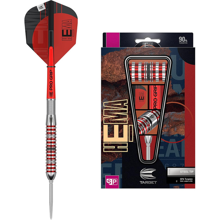 Таргет для дартсу Hema 90 Wolfram Swiss Point Steeldarts (25G, 03)