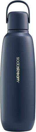 Металева пляшка SodaStream Fizz&go COOL 0,9 л, сумісна з Duo, E-Duo, Terra, для газованої води, тримає температуру до 12 годин, можна мити в посудомийній машині, BPA-free