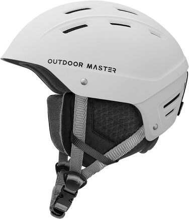 Шолом OutdoorMaster Kelvin II матовий білий, M(54-58CM), вентиляція