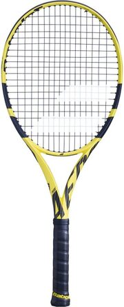 Ракетка Babolat Pure Aero жовто-чорна 4 1/2' без ниток