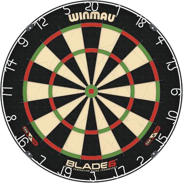 Дошка для дартсу WINMAU Blade 6 з шафою, 2 наборами дартсу та аксесуарами