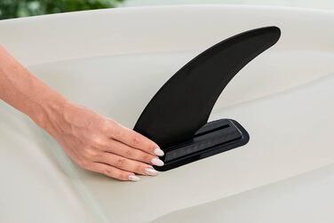 Надувний каяк Bestway Hydro-Force Koracle для риболовлі, комплект: ручний насос, весло, сумка, 1-місний човен, різні стилі