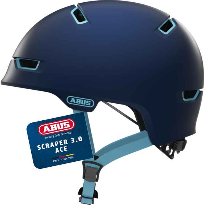 ABUS Stadthelm Scraper 3.0 ACE – міцний велосипедний шолом для міста для жінок і чоловіків