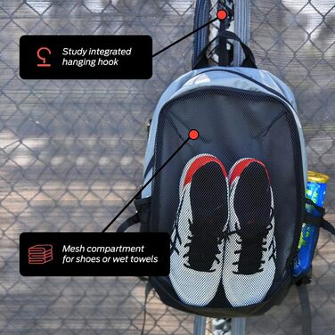 Рюкзак для тенісу GEAU Sport Aether, великий, водонепроникний, багатофункціональний, для подорожей, ноутбука, спорту та тенісу