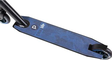 Трюковий самокат Playlife Push Blue, чорний/синій, колеса 110мм 84A, підшипники ABEC 7