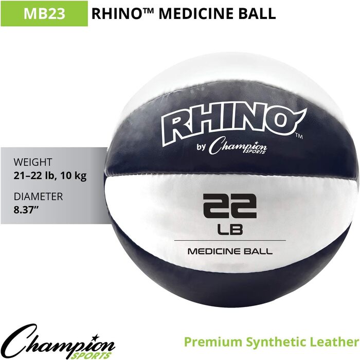 Медичний м'яч Champion Sports зі шкіри