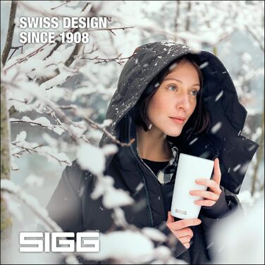 Кружка SIGG Neso Pure Ceram, 0,4 л, без BPA, нерж. сталь, для посудомийки