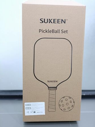 Набір ракеток Sukeen Pickleball з 2 шт. , Набір піклболу зі скловолоконною поверхнею з ракеткою для піклболу, Набір веслувальників для чоловіків і жінок Pure Graffiti