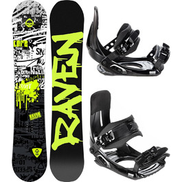 Комплект сноуборду RAVEN Core Junior MP Junior Black XS/S 120 см