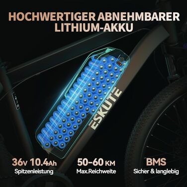 Електровелосипед ESKUTE M100 27.5