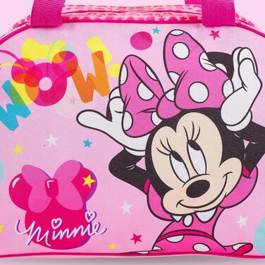 Сумка спортивна PERLETTI Minnie Mouse рожева, водонепроникна 42x28x21 см