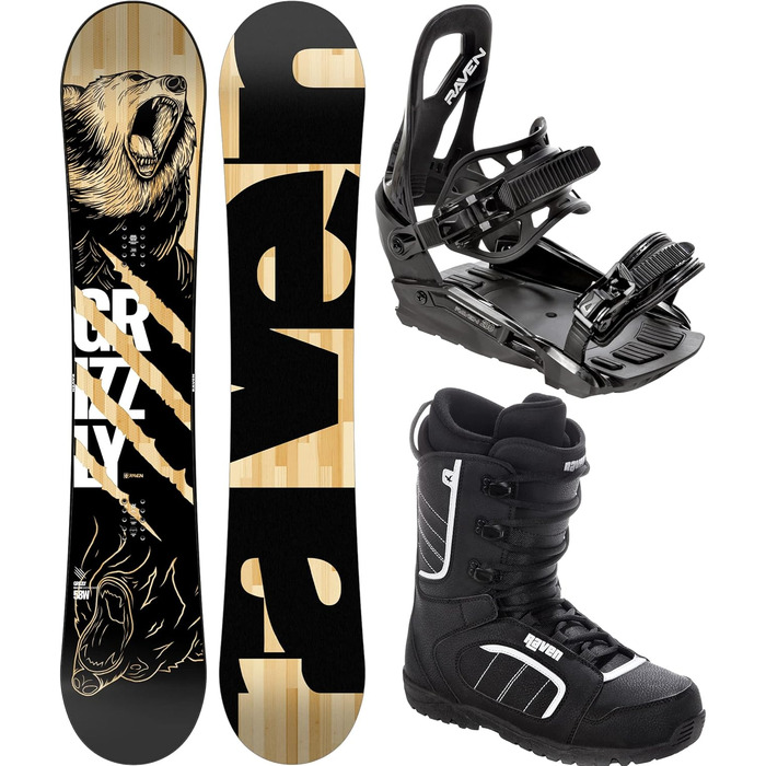 Комплект сноуборду Raven Grizzly Board s230 Binding Boots 154 см