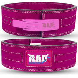 Пояс для пауерліфтингу RAD, 10 мм, важкоатлетичний, чоловічий і жіночий, з важільною пряжкою