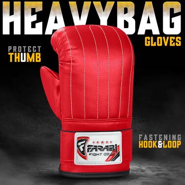 Боксерські кросівки MMA Handshoes Boxack (червоний, XL)