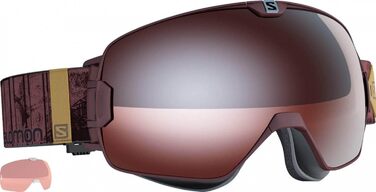 Окуляри снігові чоловічі SALOMON Xmax Burgundy