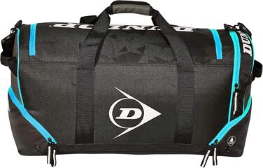 Тенісна сумка Dunlop Performance Holdall 2017, чорно-синя, 69 x 35 x 28 см