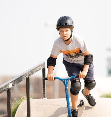 Захисний комплект для катання SKATEWIZ SMASH – наколінники, налокітники та захист зап’ястя для дітей і дорослих, 6 предметів